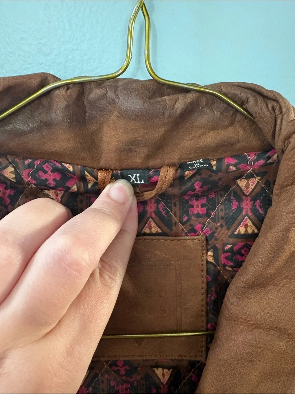 Women's Vintage Brown Leather Bomber Jacket